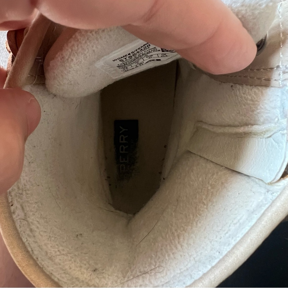 Sperry Saltwater Duck‎ Tan and Cream Boots - Picture 8 of 8